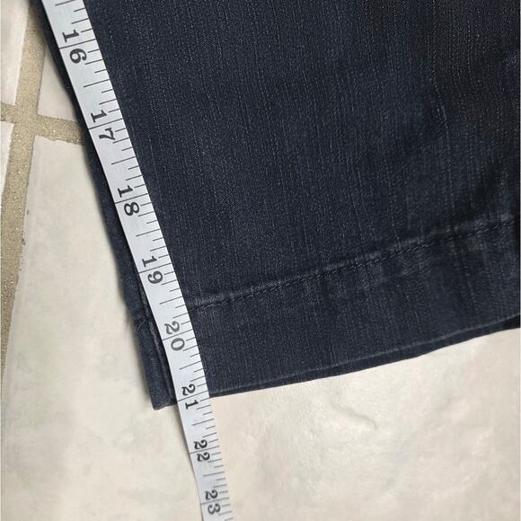 Vintage Apple Bottom Dark Wash Cropped/Capri Jeans - Size 13/14 - Picture 8 of 8